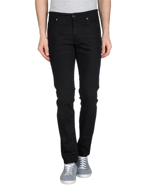 fendi mens black denim|fendi pants men's.